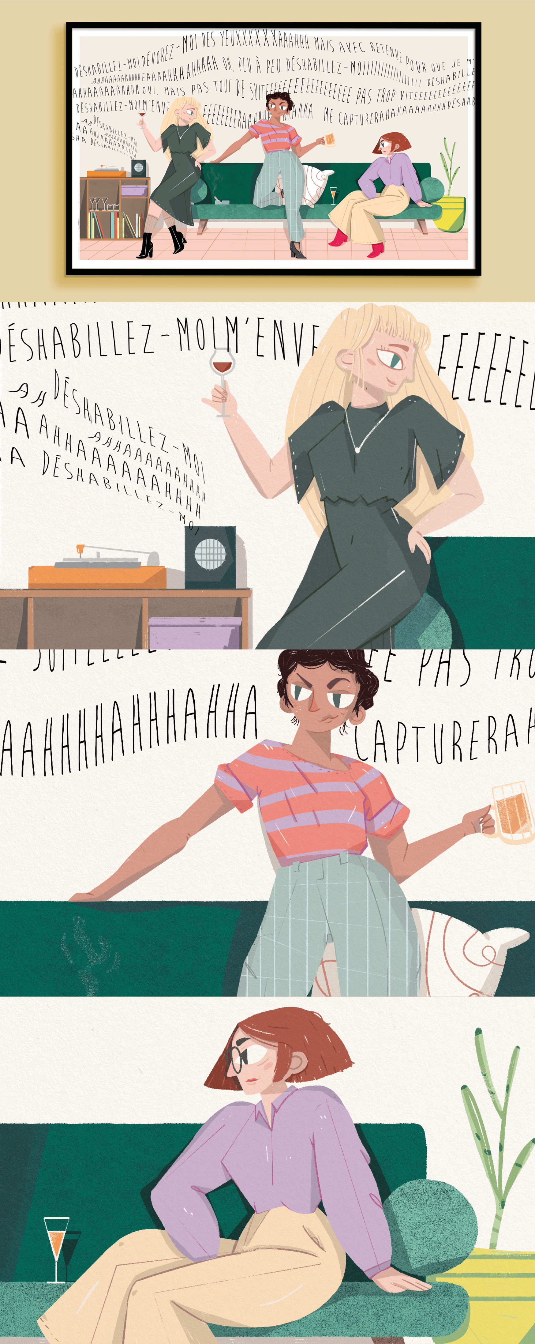 samedi soir Guillaume Augy Oh.je Fais graphiste illustrateur Nantes